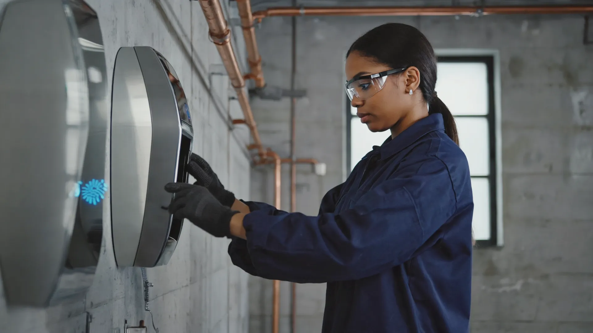Scheduled restroom hygiene maintenance services